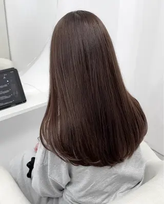 セミロング 村上 奈南のヘアスタイル