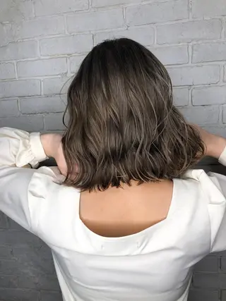 ミディアム カラー welring hair salonのヘアスタイル
