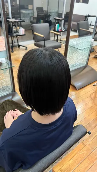 ショート 縮毛矯正カラー募集中 岩田隼和のヘアスタイル