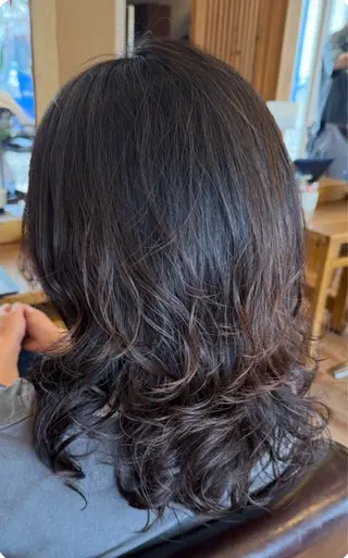 パーマ 森川 美保のヘアスタイル