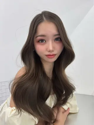 ロング カラー Rita/髪質改善/ ブリーチなしWカラーのヘアスタイル