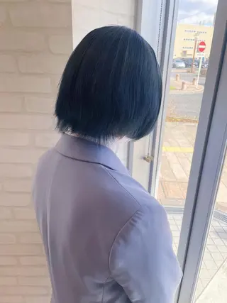 ショート カラー 透明感カラー/韓国 ブリーチ/古橋のヘアスタイル