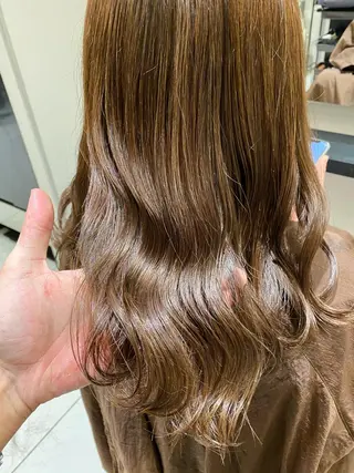 セミロング カラー 💜髪質改善美髪💜 星野清光のヘアスタイル