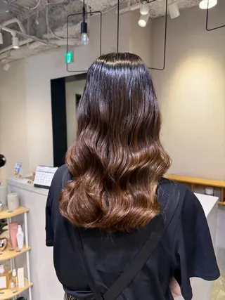 ロング パーマ 🎀縮毛矯正／ メンズパーマ／りんのヘアスタイル