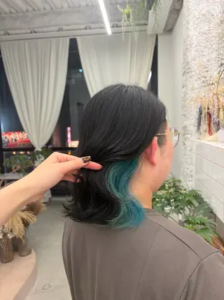 ミディアム カラー 透明感カラー/名古屋 /栄/木下奈々望のヘアスタイル