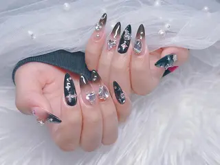 ロング カラー Bling Salonのネイルデザイン