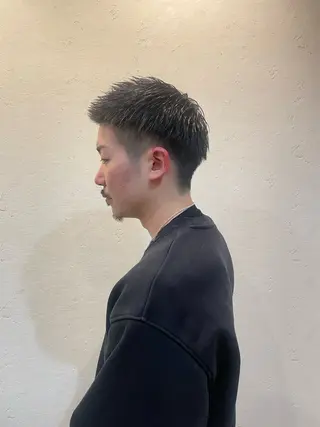 ショート メンズ 渋谷 留菜のヘアスタイル