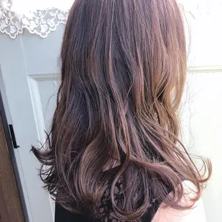 セミロング かわい りなのヘアスタイル