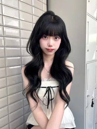 ロング カラー 天神美容室 🎀hinaのヘアスタイル