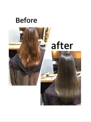 ロング カラー ✨ハイトーンカラー 🌈モテ髪のヘアスタイル
