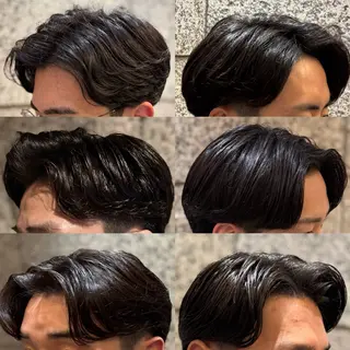 ショート パーマ メンズ 増田 諒大のヘアスタイル
