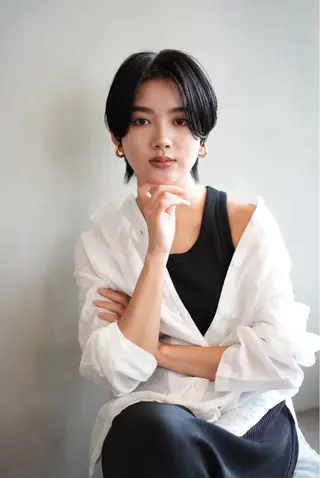 ショート カラー 加賀 千聖 /soigneのヘアスタイル