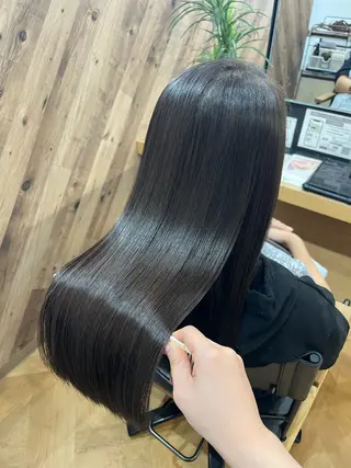 ロング 宮川 結妃のヘアスタイル