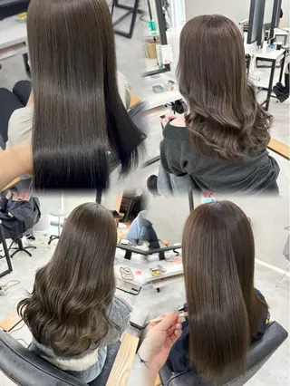 ロング 艶カラー縮毛矯正🥣 hinata🎀♡のヘアスタイル