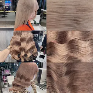 ロング カラー ヘアアレンジ 🐚🧸 MAKI 🧸🐚のヘアスタイル