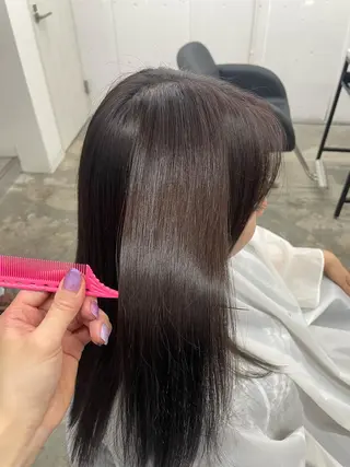 セミロング カラー 🧡艶髪/エクステ 🫧🧡YUKI❄️のヘアスタイル