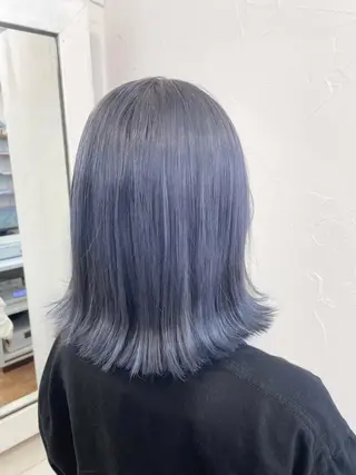 ミディアム 青木 優歩のヘアスタイル