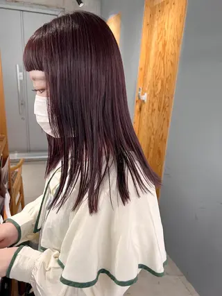 ミディアム カラー 名駅🦢大人艶カラー 🪽カミヤアカネのヘアスタイル