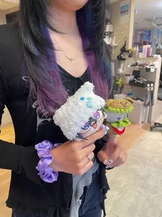 ロング カラー 似合わせカット/ デザインカラー🦄のヘアスタイル