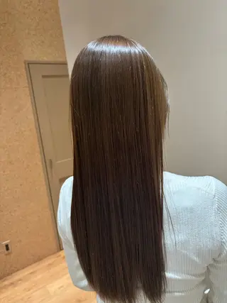 ロング 中島愛佳🐥⸒⸒ 縮毛矯正/艶髪カラーのヘアスタイル