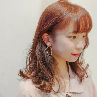 ミディアム カラー 髪質改善/ブリーチ 田代 龍我のヘアスタイル