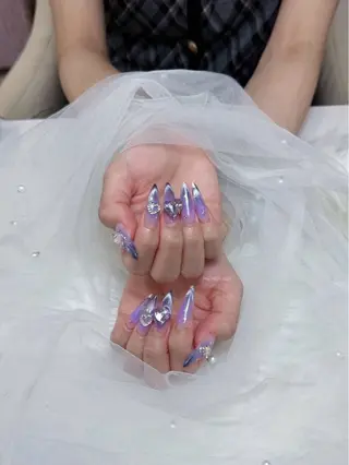 ネイル HANA 長さだしのネイルデザイン