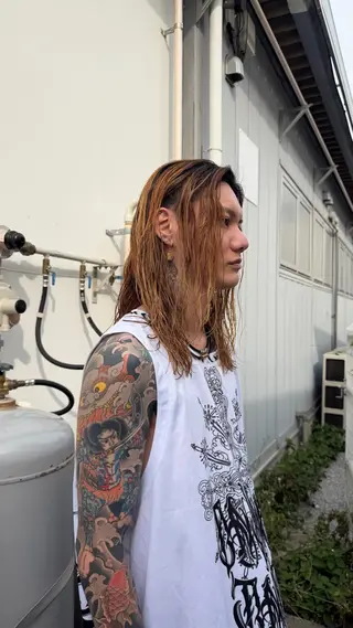 セミロング パーマ メンズ メンズ特化✂️阿世賀 隆太のヘアスタイル