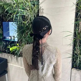 ロング ヘアアレンジ 海外ネイル/ トレンドネイル/美波のネイルデザイン