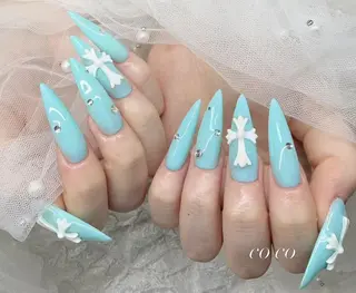 セミロング 清水 美穂のネイルデザイン