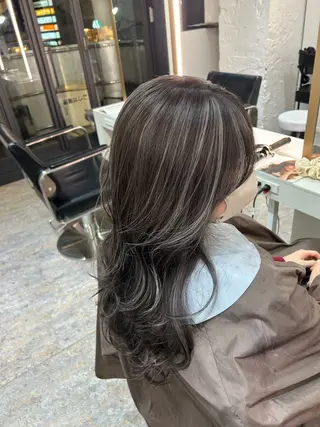 ロング カラー レイヤーカット BLend 渋谷のヘアスタイル