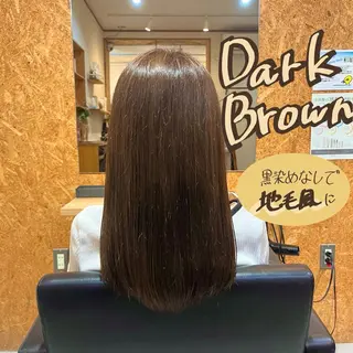 セミロング カラー しだ あつきのヘアスタイル