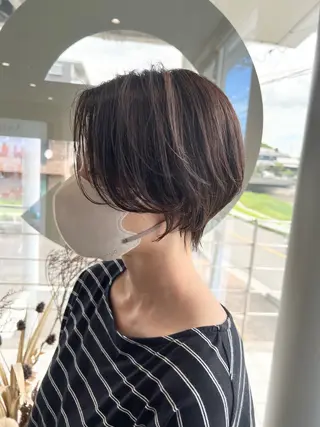 ショート カノエ下関熊野店 /スタッフモデルのヘアスタイル
