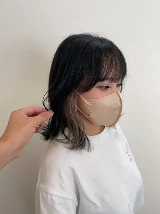 ショート カラー ヘアアレンジ 髪質改善×レイヤー 🫧松野力也のヘアスタイル