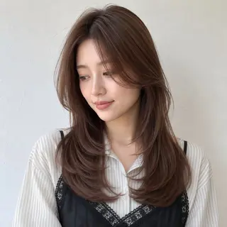 ロング 銀座/モテ🤍垢抜け レイヤー/あさみのヘアスタイル