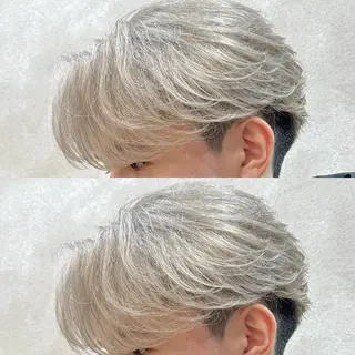 ショート カラー メンズ 山﨑 結太のヘアスタイル