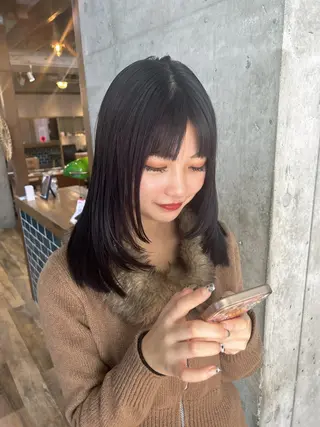 ミディアム カラー 🎨デザイン🥇 美髪・艶髪 日暮千敬のヘアスタイル