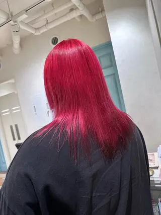 セミロング カラー デザインカラー🎨 下北沢 / 磯部のヘアスタイル