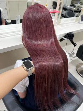 ミディアム カラー 💟RINNA 艶カラー💟のヘアスタイル
