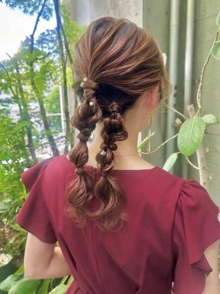ヘアアレンジ 🍊千葉 未来🍊店長のヘアスタイル