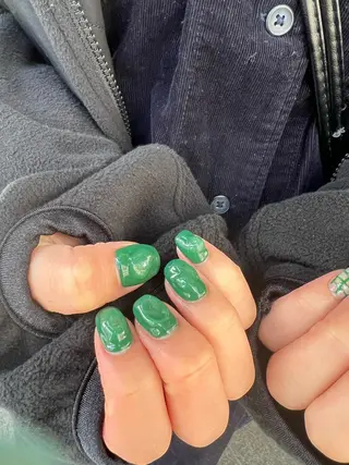 ネイル なぽ ❤︎長さだし / 韓国nailのネイルデザイン
