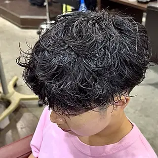 パーマ メンズ スペインカール/ 海外ヘア/RYUのヘアスタイル