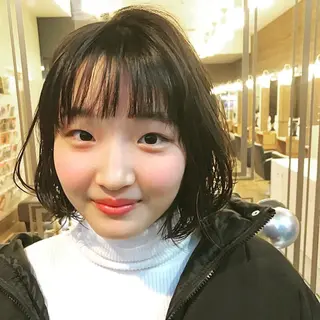 ショート カラー ヘアアレンジ マツエク・マツパ Kawaguchi Arisaのヘアスタイル