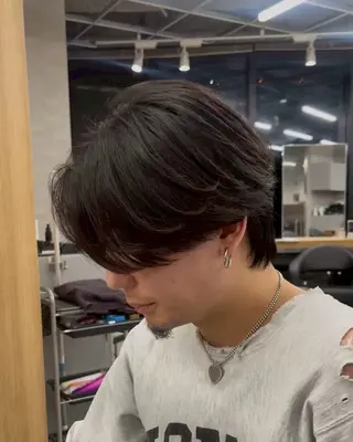 ショート カラー パーマ ヘアアレンジ メンズ キッズ メンズ特化/カラー /せなのヘアスタイル