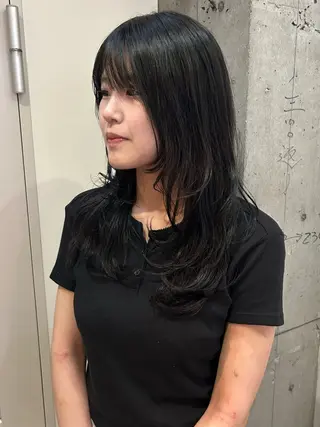 セミロング カラー 透明感似合わせカラー 🍀あかり🍀のヘアスタイル