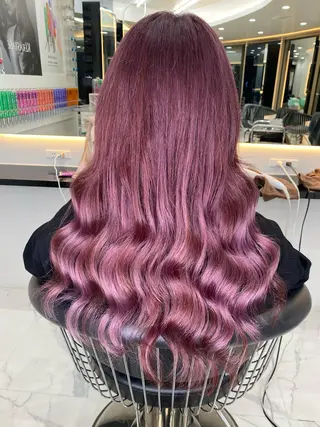 ロング カラー 艶髪ハイトーン💎 Rukumoのヘアスタイル