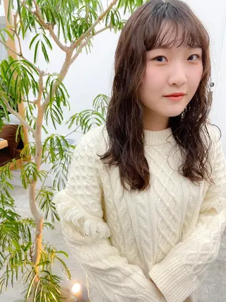 ロング パーマ パーマ/パーマ落とし /藤木舜太のヘアスタイル