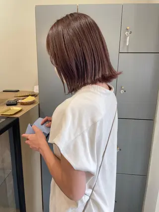 ショート カラー 大人のボブパーマ ˗ˋˏairiˎˊ˗のヘアスタイル