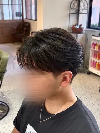 ショート パーマ メンズ みさき SAN .by celiloのヘアスタイル