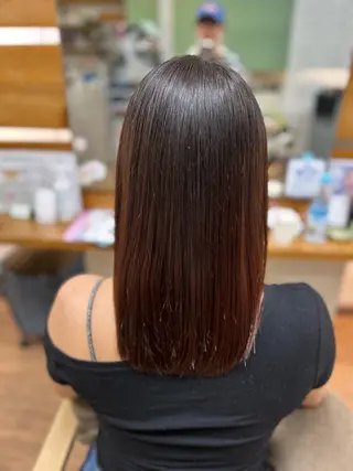 セミロング 神谷 千明のヘアスタイル