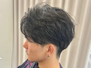 パーマ メンズ 千明 大輝のヘアスタイル